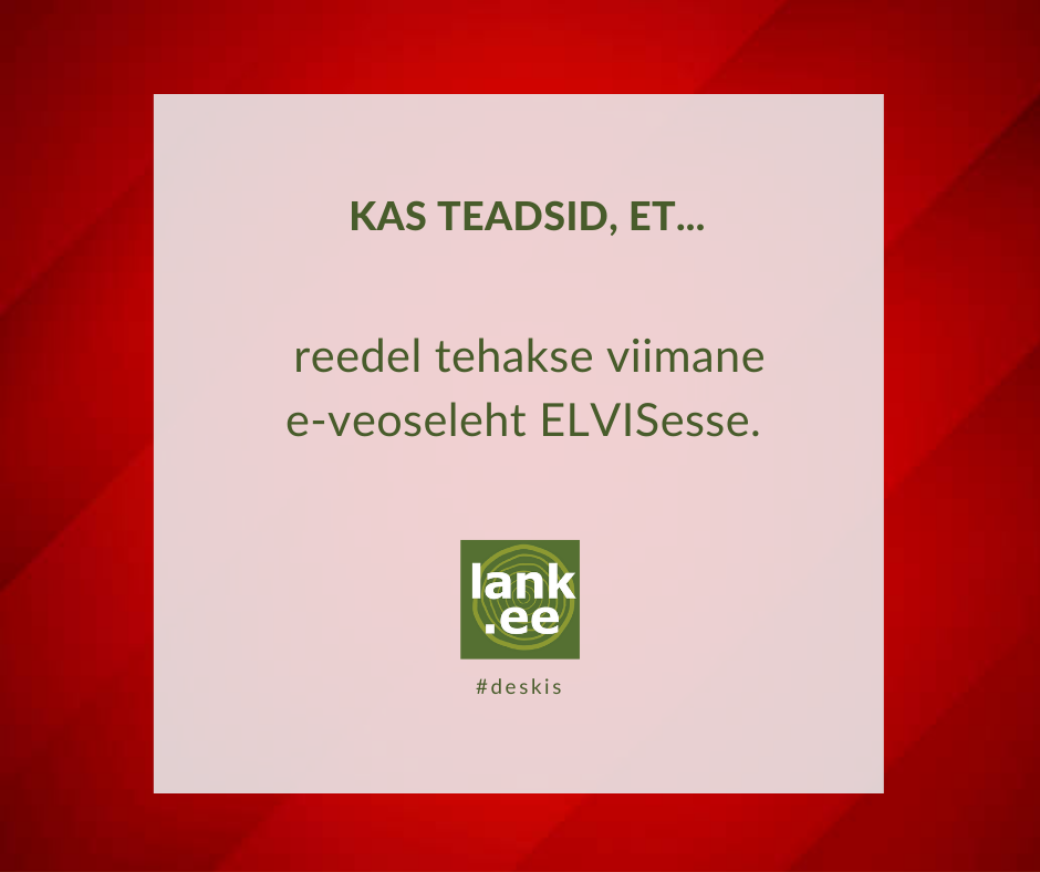 Kas teadsid?